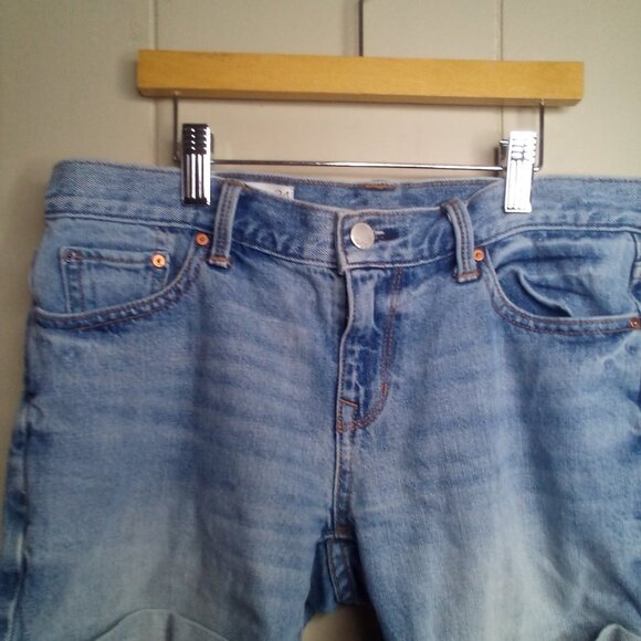 Gap Shorts 24 Sexy Boyfriend Denim Roll Hem - Picture 9 of 11